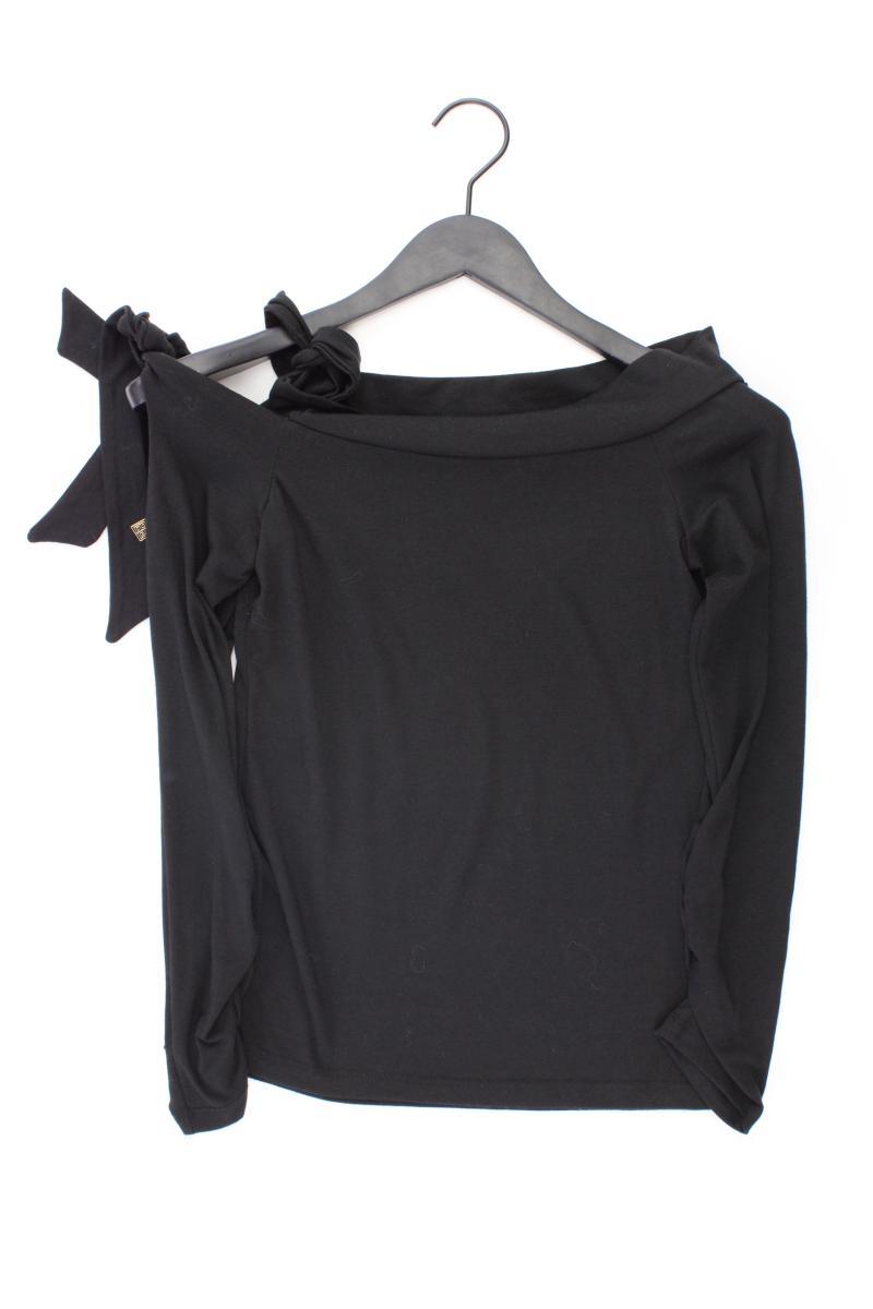 Gil Santucci Longsleeve-Shirt Gr. IT 42 (S) Langarm schwarz aus Polyester