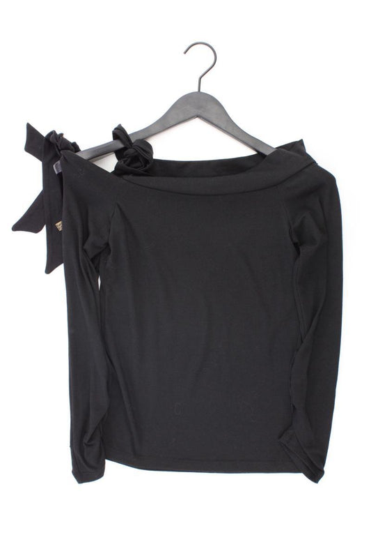 Gil Santucci Longsleeve-Shirt Gr. IT 42 (S) Langarm schwarz aus Polyester