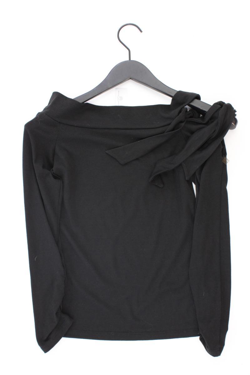 Gil Santucci Longsleeve-Shirt Gr. IT 42 (S) Langarm schwarz aus Polyester