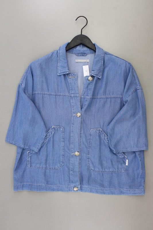 Betty & Co. Kurzarmbluse Gr. 46 neuwertig blau