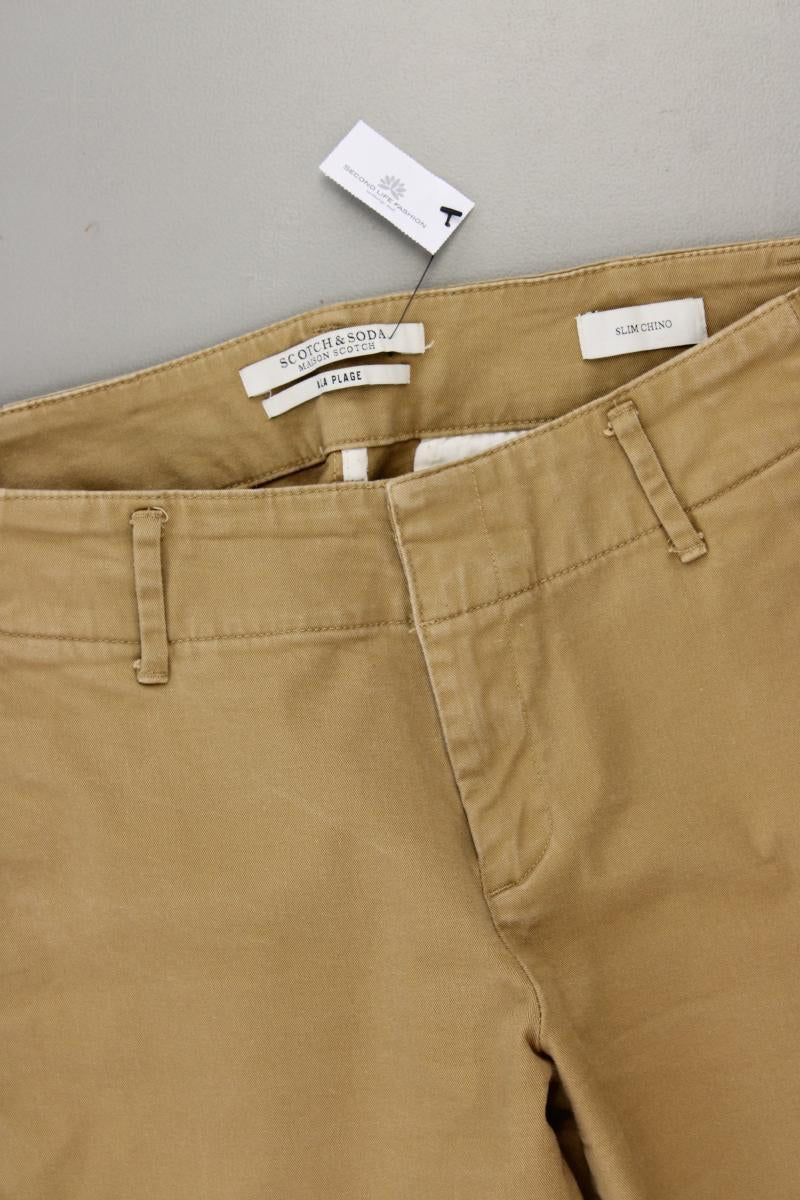 Scotch & Soda Chinohose Gr. w28/L32 braun aus Baumwolle
