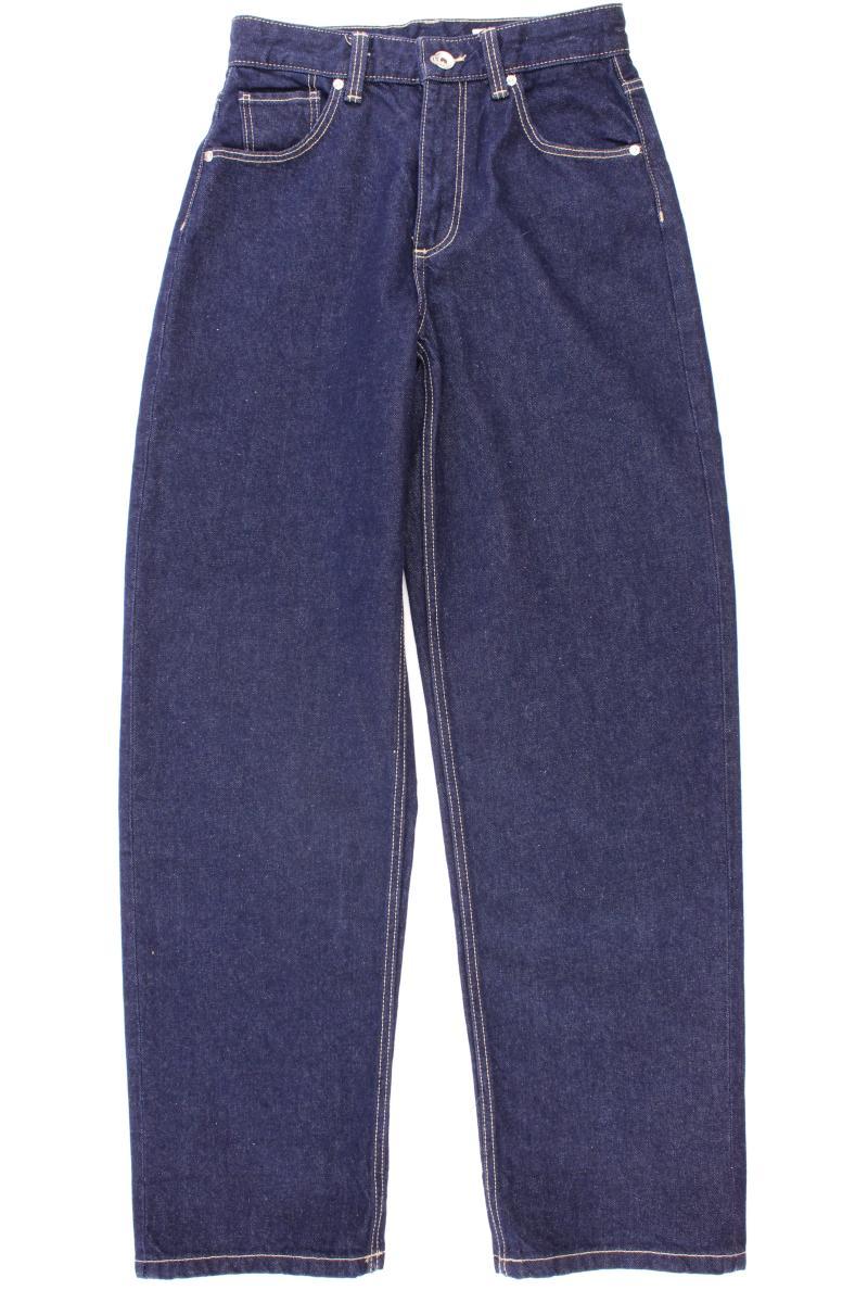 Bershka Regular Jeans Gr. 32 blau aus Baumwolle