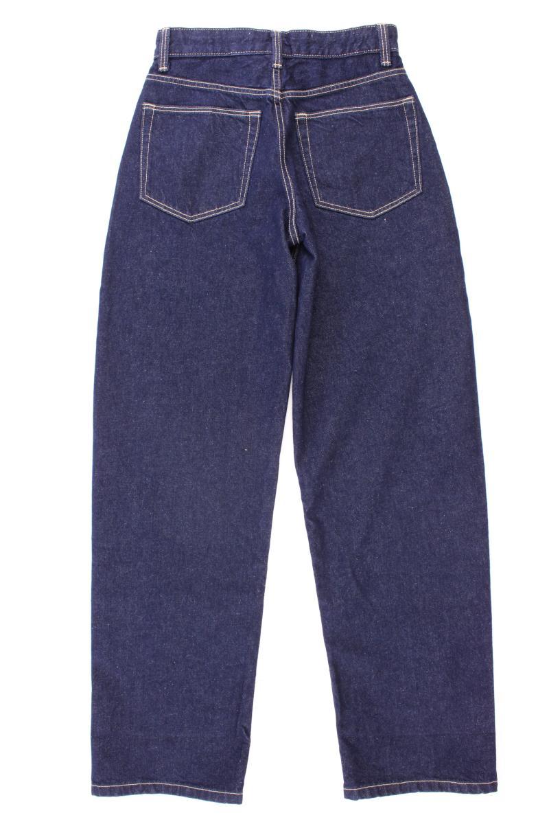 Bershka Regular Jeans Gr. 32 blau aus Baumwolle
