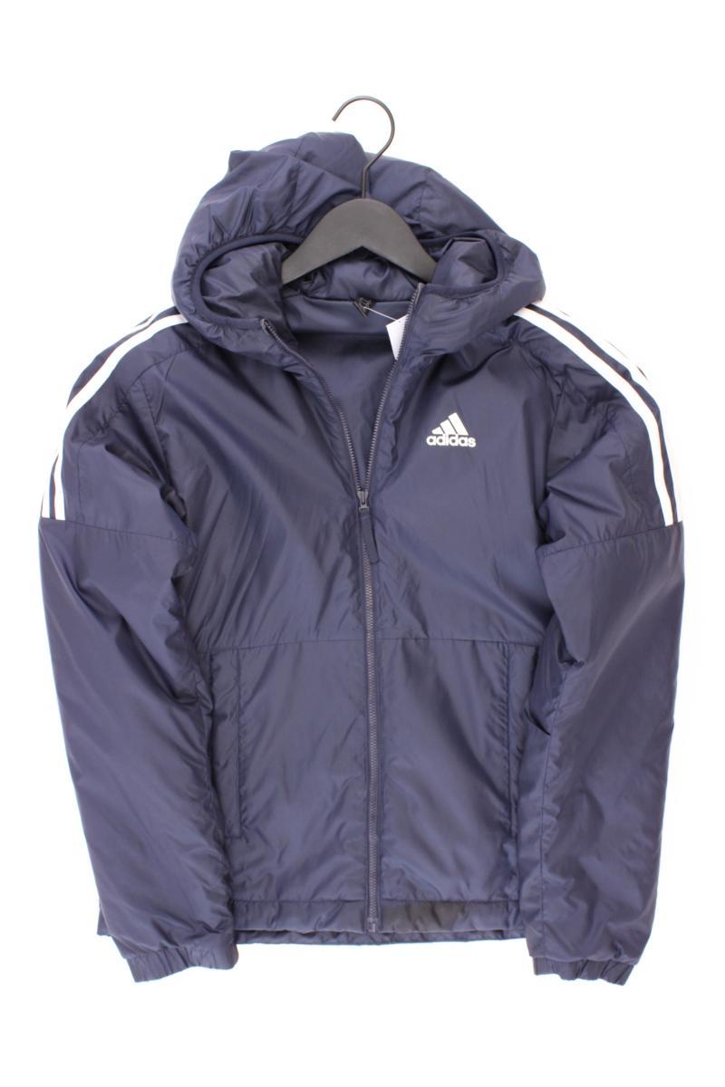 Adidas Kapuzenjacke Gr. XS blau aus Polyester