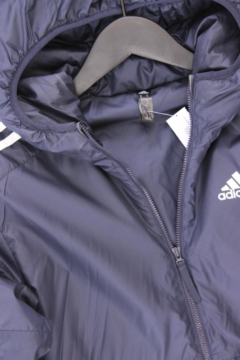 Adidas Kapuzenjacke Gr. XS blau aus Polyester