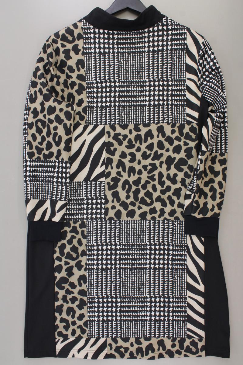 Tuzzi Langarmkleid Gr. 46 mit Tierdruck mehrfarbig aus Polyester