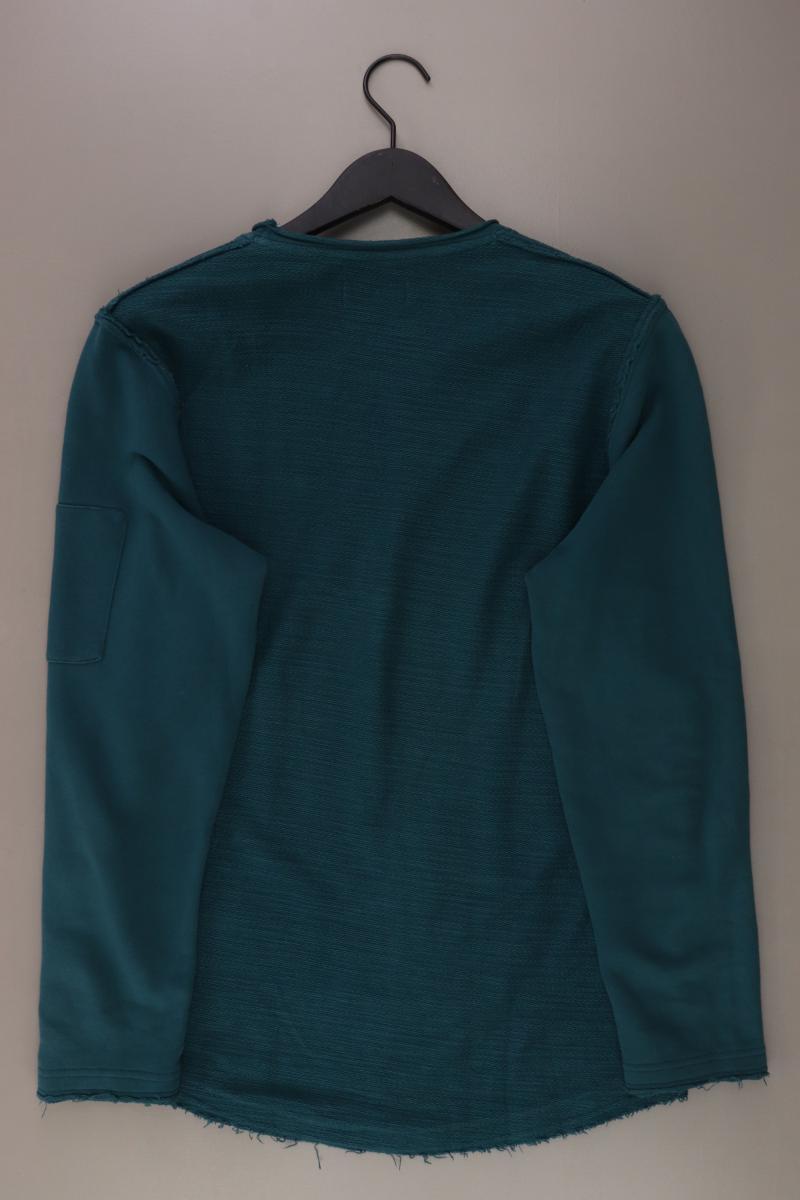 Jack & Jones Feinstrickpullover für Herren Gr. L blau aus Baumwolle