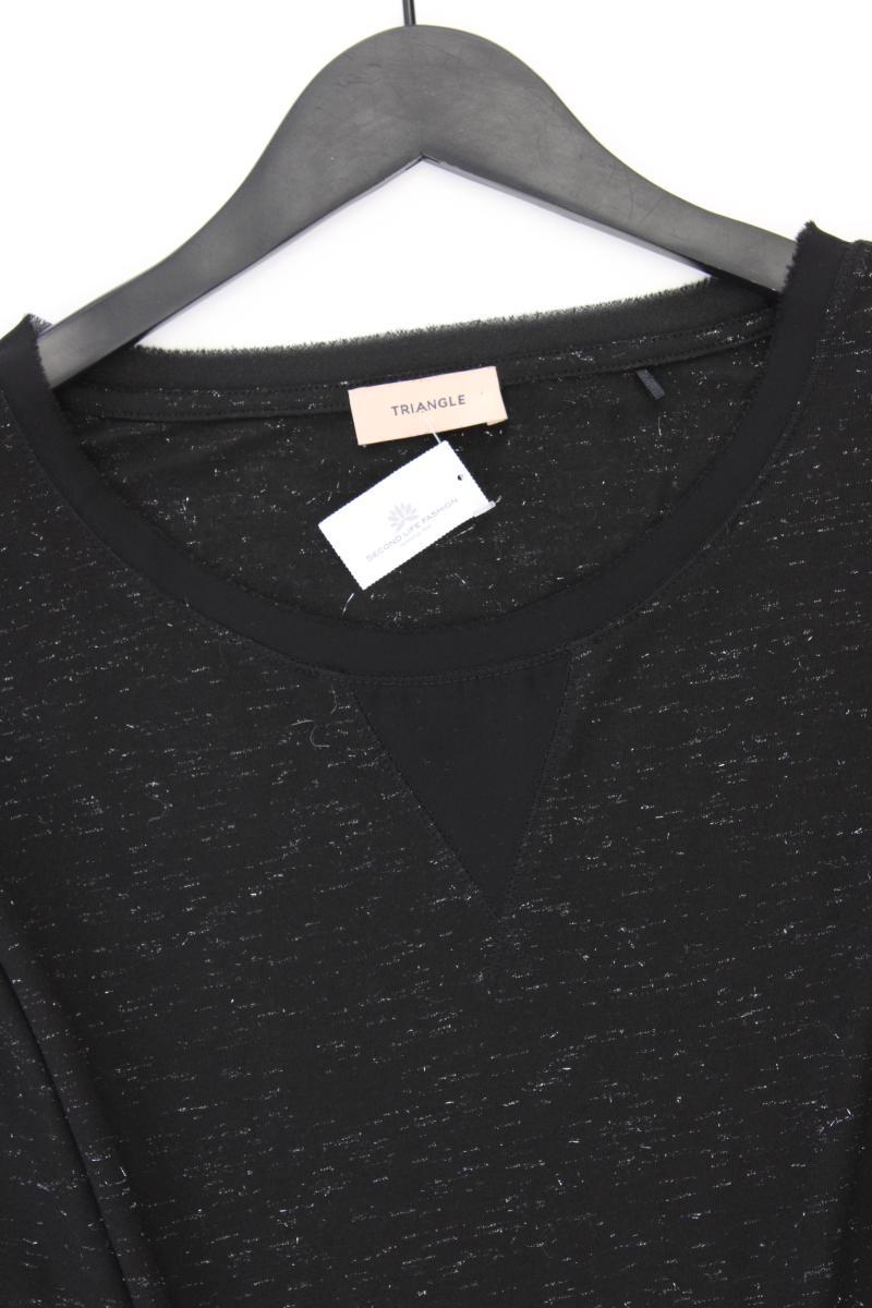 Triangle by s.Oliver Classic Shirt Gr. 48 3/4 Ärmel mit Glitzer schwarz