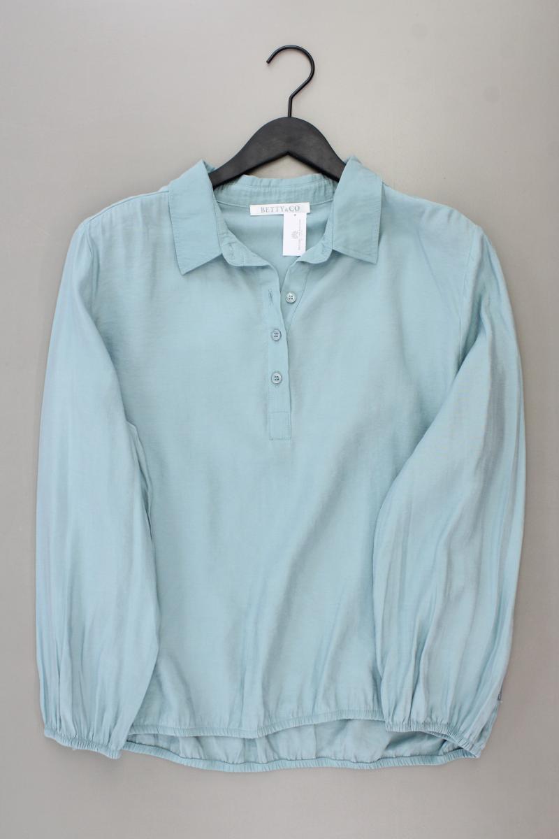 Betty & Co. Langarmbluse Gr. 44 neuwertig blau aus Modal