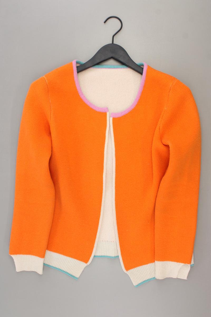 81hours Strickjacke Gr. S Langarm orange aus Wolle