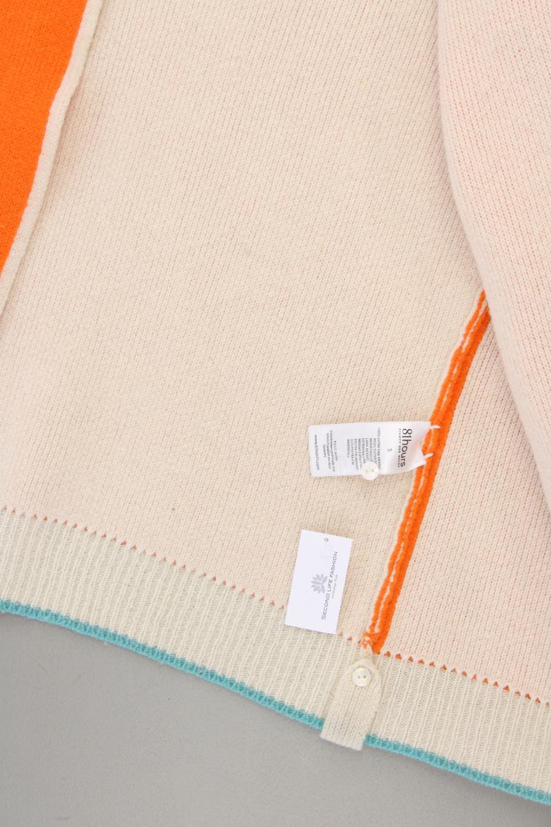 81hours Strickjacke Gr. S Langarm orange aus Wolle