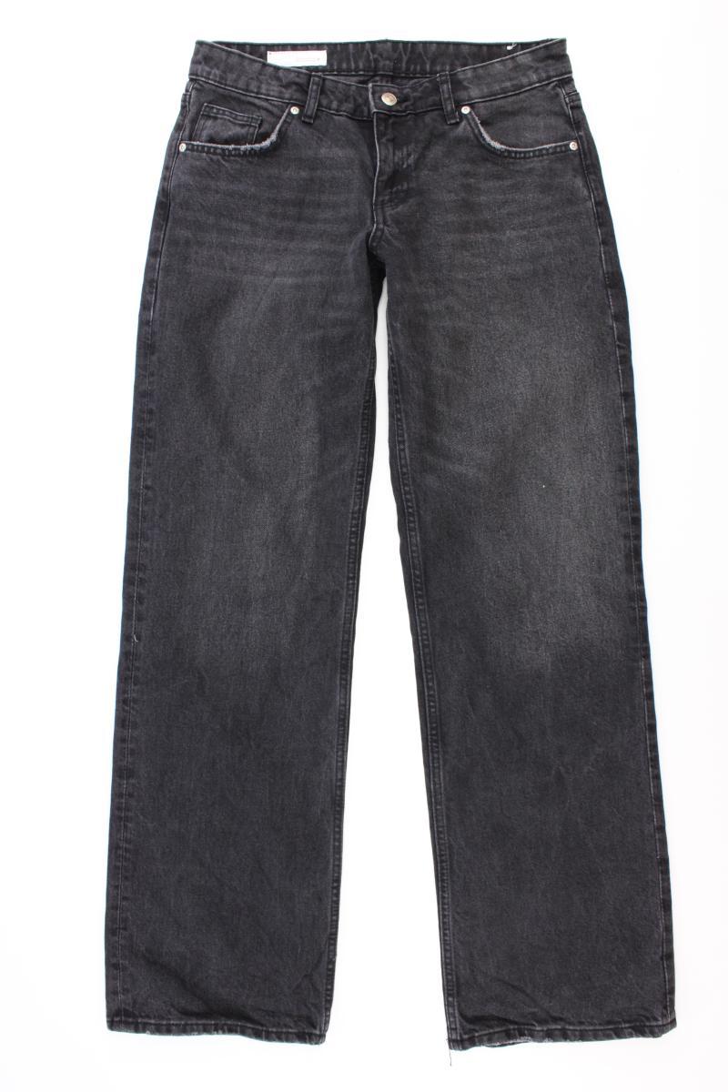 Zara Baggy Jeans Gr. 38 grau aus Baumwolle