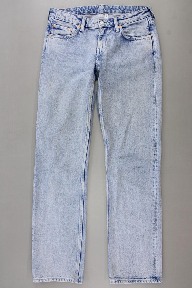 Weekday Straight Jeans Gr. W28/L34 Modell Arrow blau aus Baumwolle