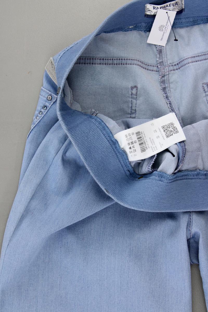 Raphaela by Brax Straight Jeans Gr. 44 Modell Pamina blau aus Baumwolle