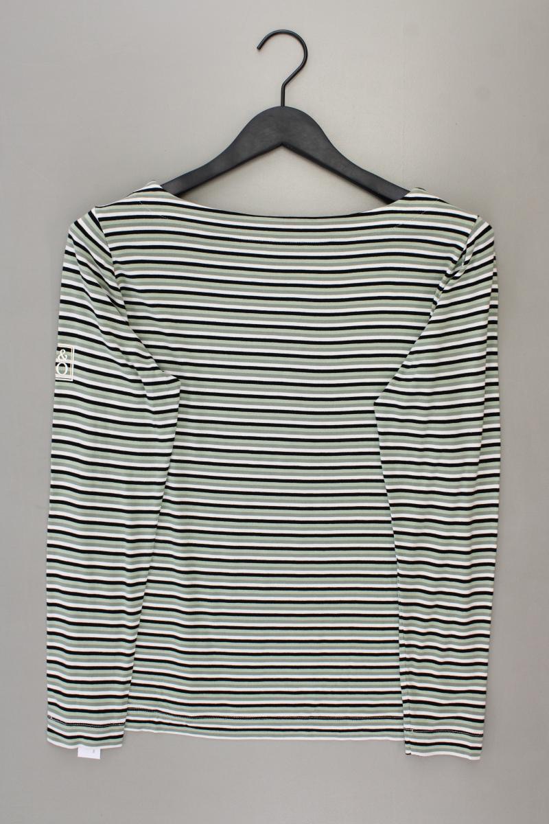 Betty & Co. Ringelshirt Gr. L gestreift Langarm grün aus Viskose