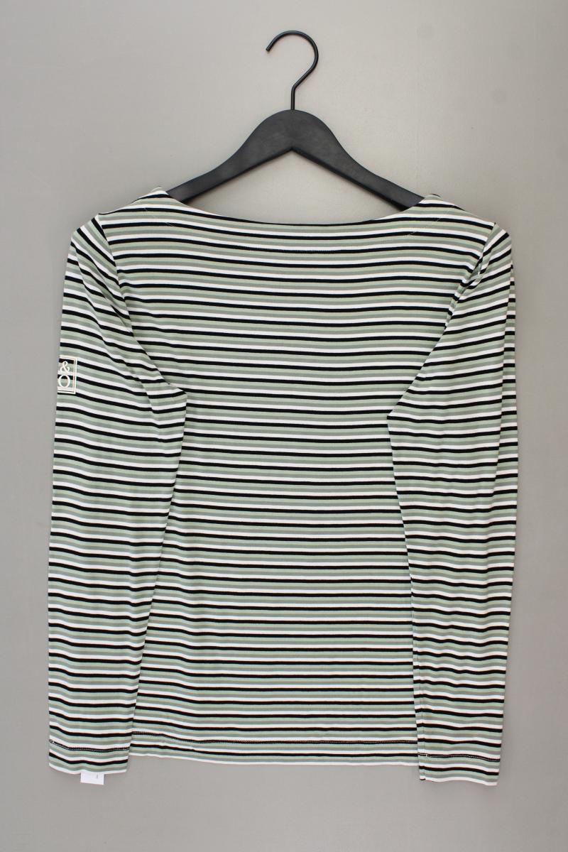 Betty & Co. Ringelshirt Gr. L gestreift Langarm grün aus Viskose