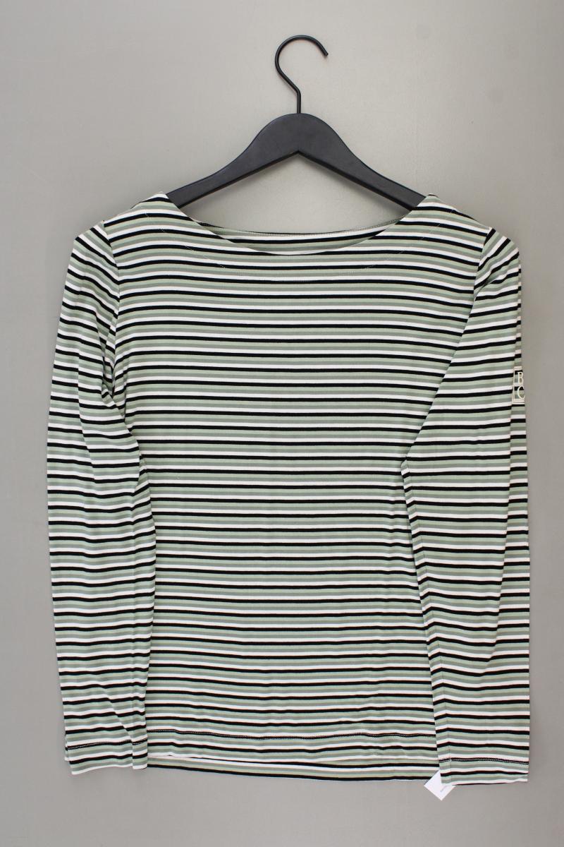 Betty & Co. Ringelshirt Gr. L gestreift Langarm grün aus Viskose