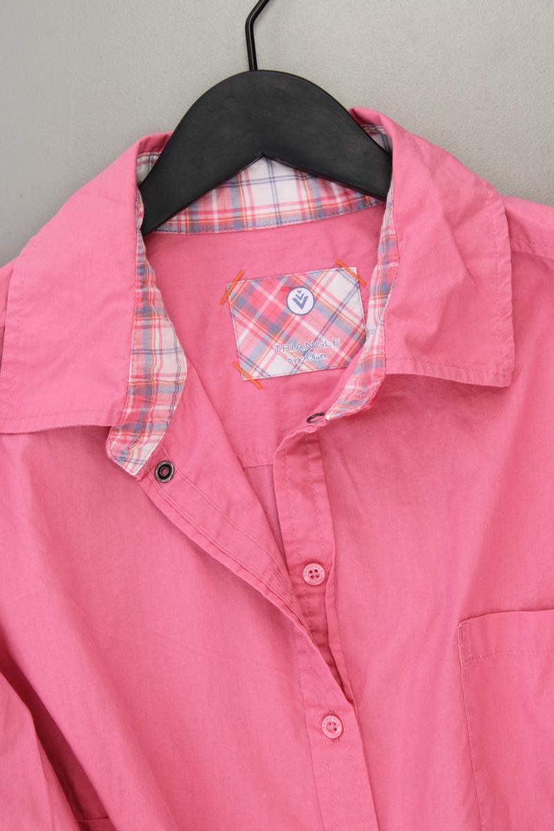 Triangle by s.Oliver Langarmbluse Gr. 46 pink aus Baumwolle