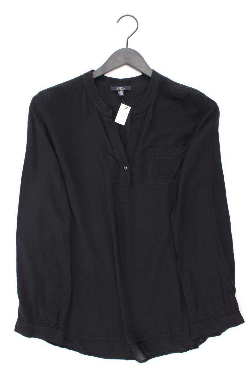 Mavi Langarmbluse Gr. XL schwarz aus Viskose
