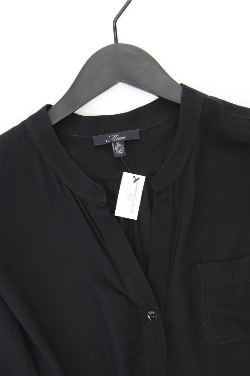 Mavi Langarmbluse Gr. XL schwarz aus Viskose