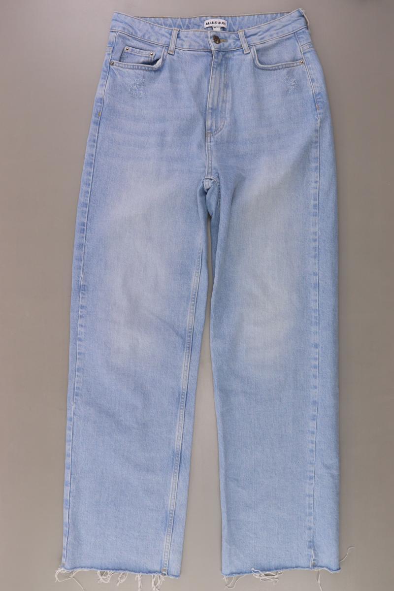 Manguun Baggy Jeans Gr. W30 blau aus Baumwolle