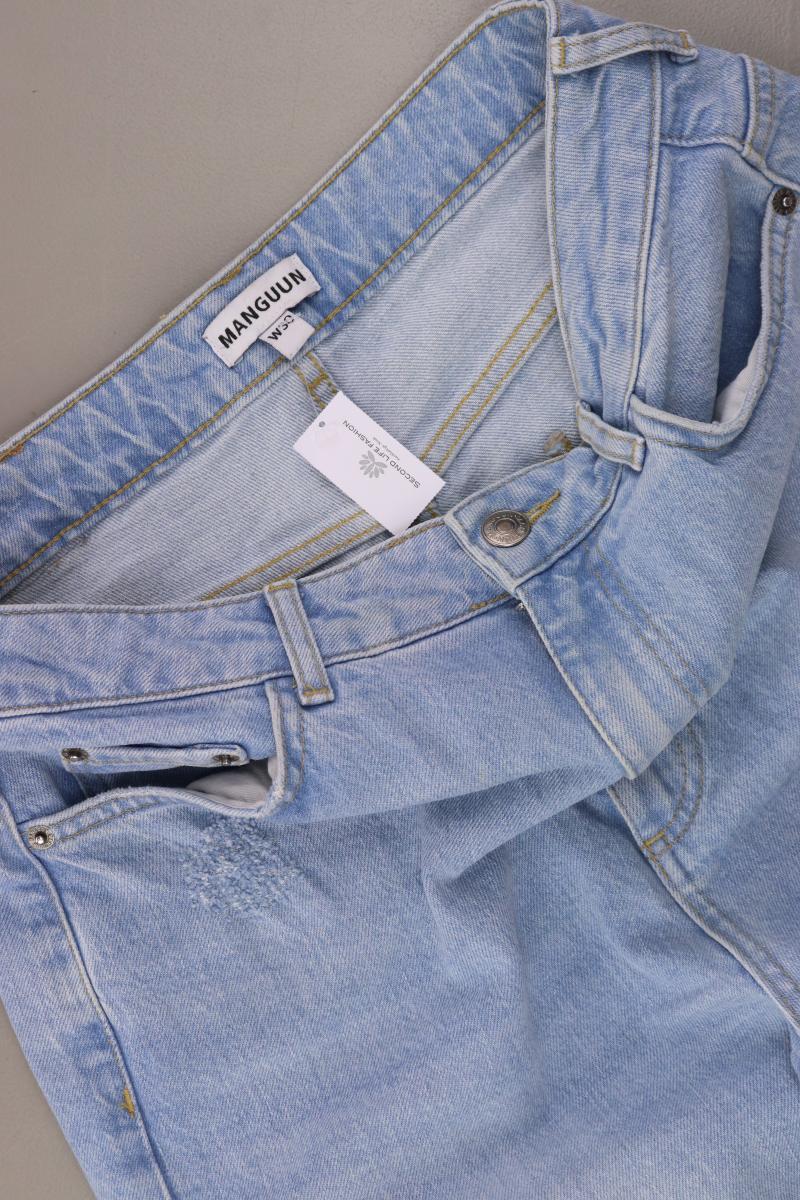 Manguun Baggy Jeans Gr. W30 blau aus Baumwolle