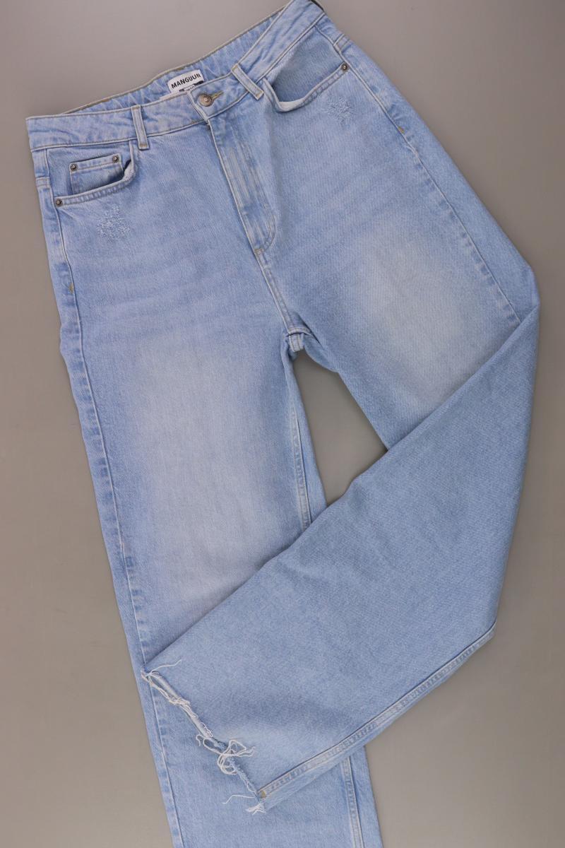 Manguun Baggy Jeans Gr. W30 blau aus Baumwolle