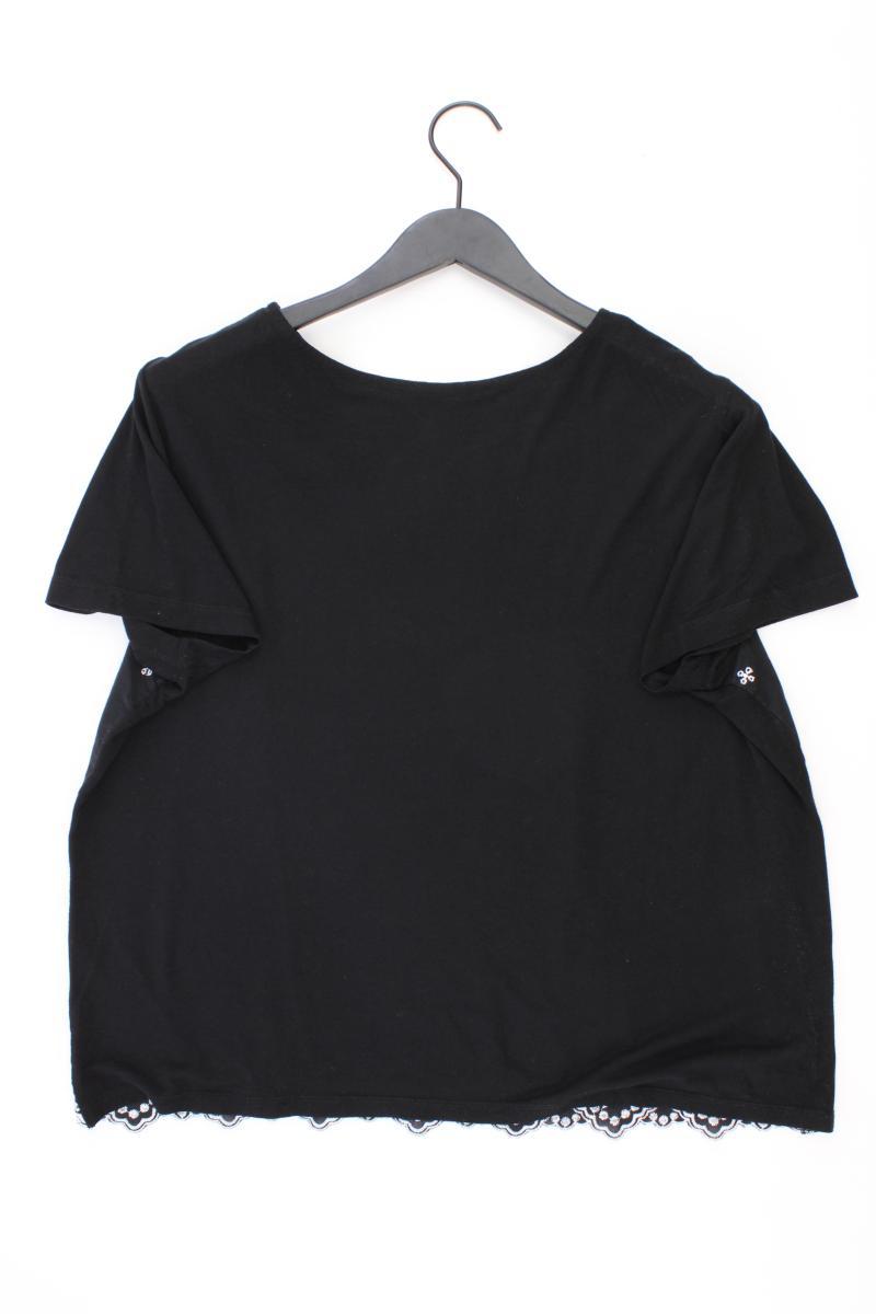 edc by Esprit Kurzarmbluse Gr. XXXL schwarz aus Baumwolle