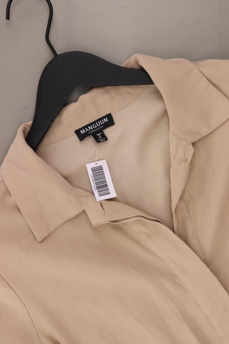 Manguun Langarmkleid Gr. 38 creme aus Viskose