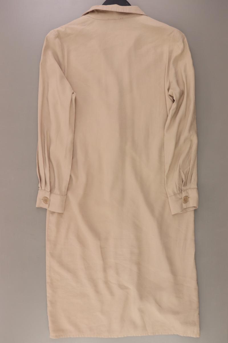 Manguun Langarmkleid Gr. 38 creme aus Viskose
