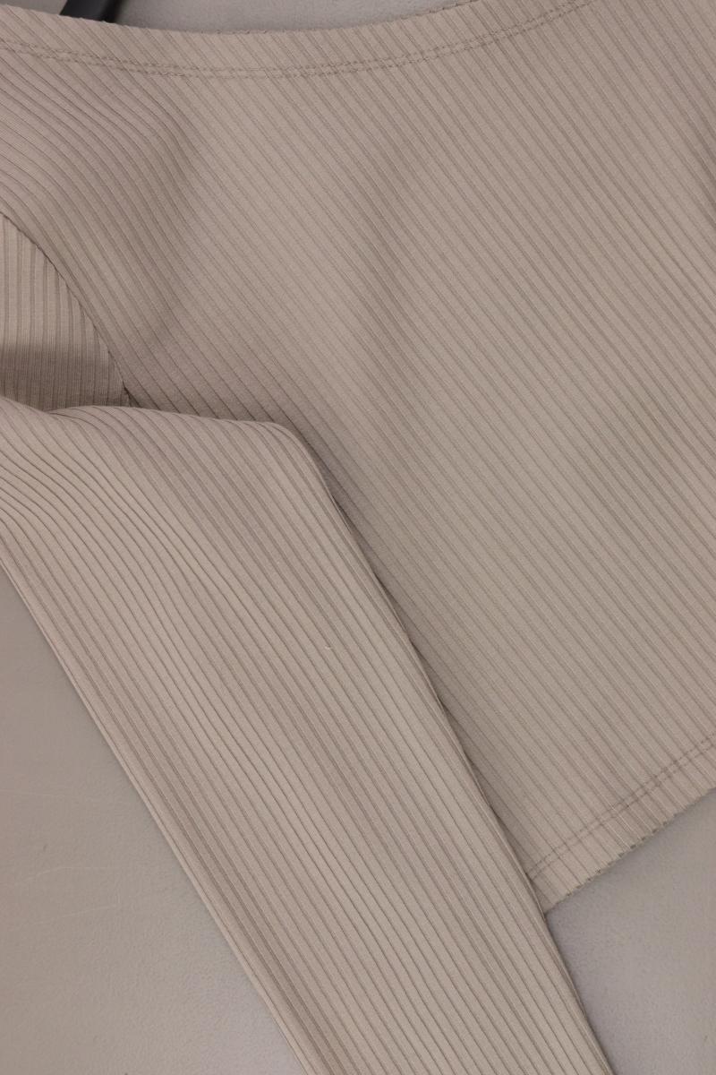 ginatricot Schulterfreies Langarmshirt Gr. S grau aus Polyester