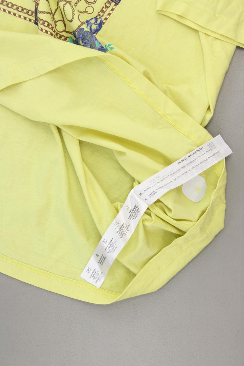 Jette Printshirt Gr. 46 Kurzarm gelb aus Baumwolle