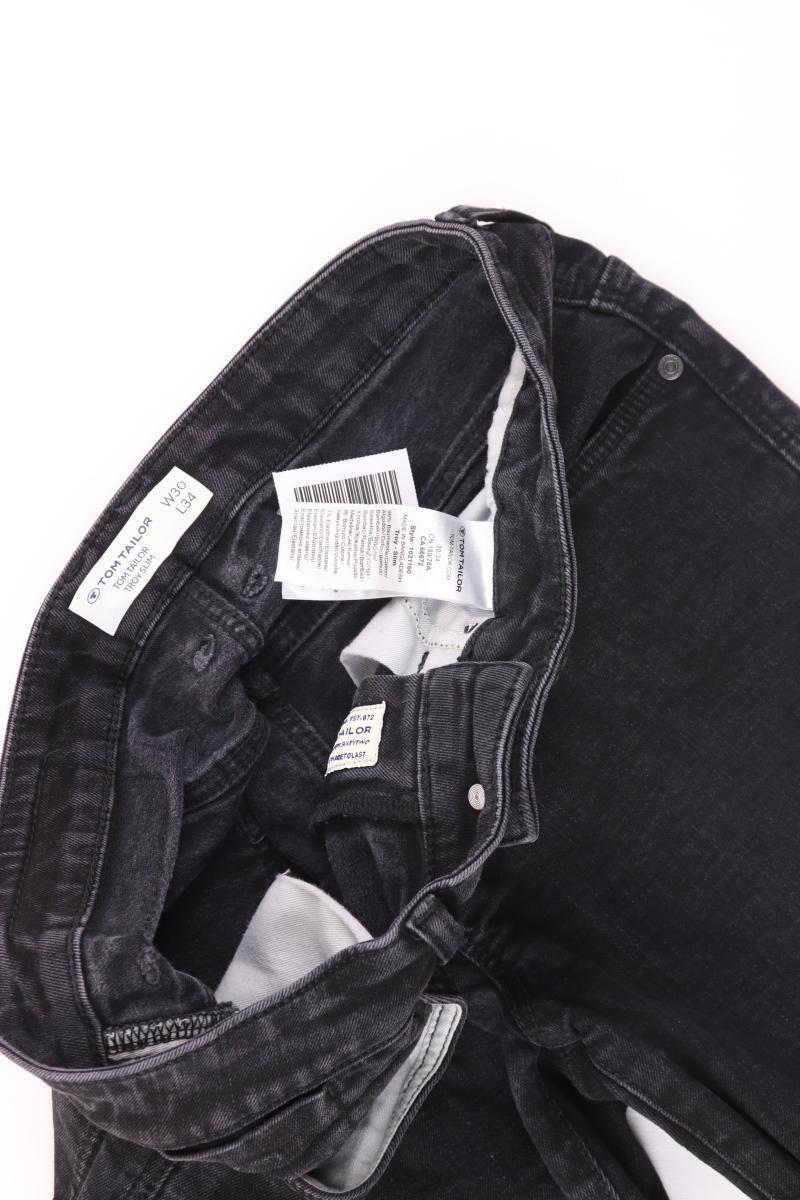Tom Tailor Skinny Jeans Gr. W30/L34 schwarz aus Baumwolle
