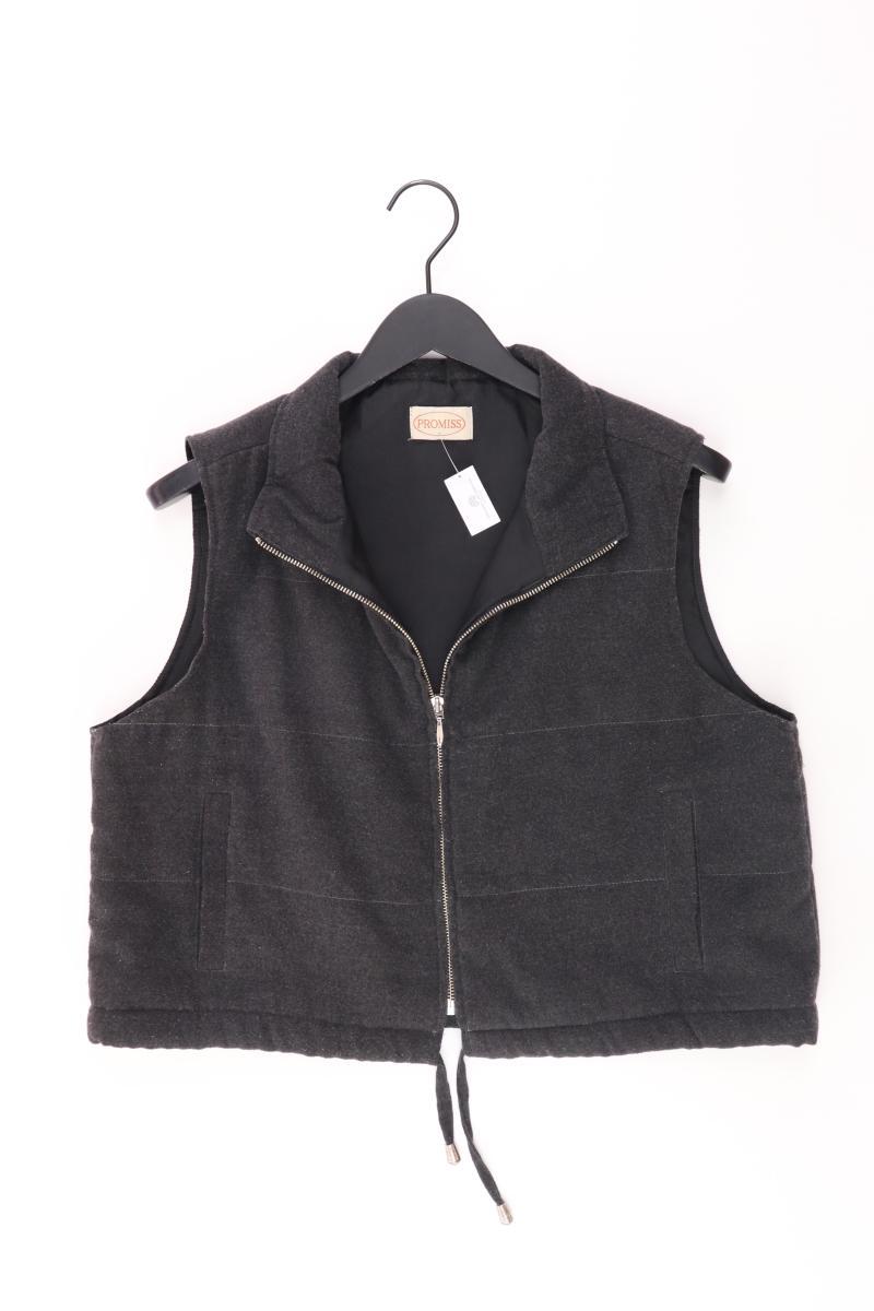 Promiss Regular Weste Gr. 40 Vintage grau aus Polyester