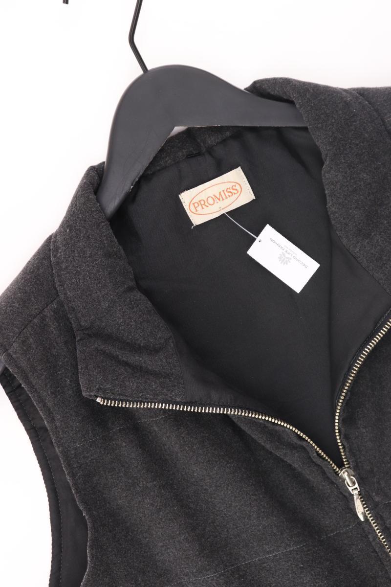 Promiss Regular Weste Gr. 40 Vintage grau aus Polyester