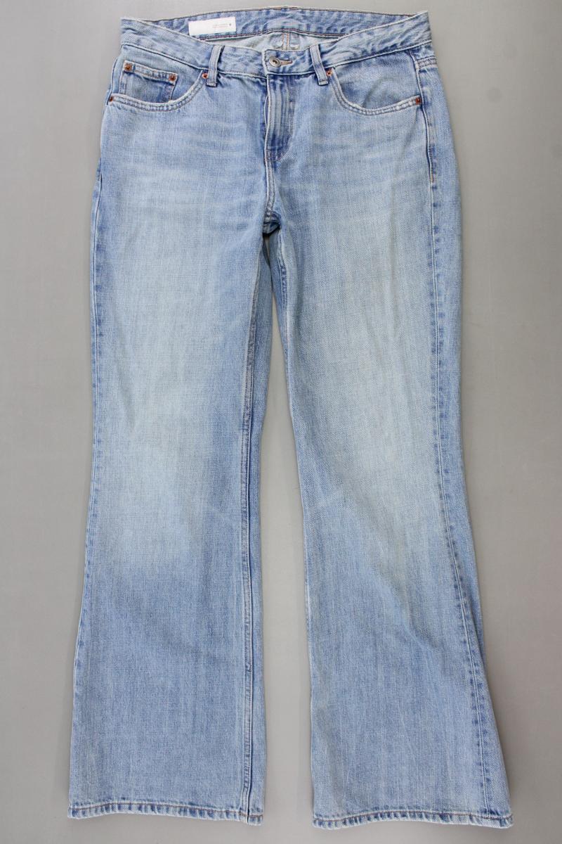 Zara Regular Jeans Gr. 38 blau aus Baumwolle
