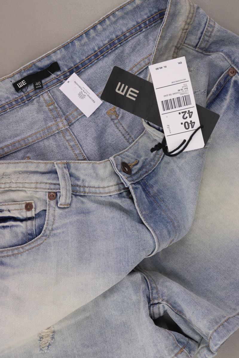 WE Fashion Jeansshorts Gr. 40 neu mit Etikett blau aus Baumwolle