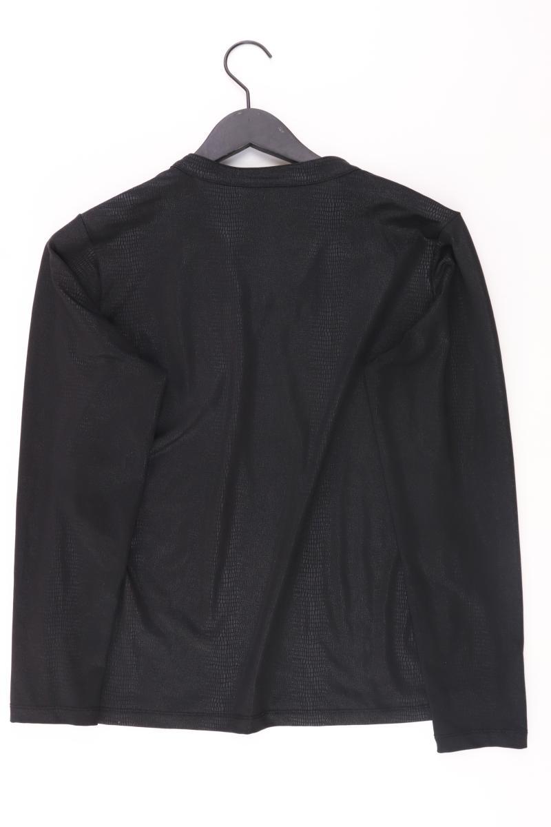Sophia Perla Langarmbluse Gr. 40 mit Tierdruck schwarz aus Polyester