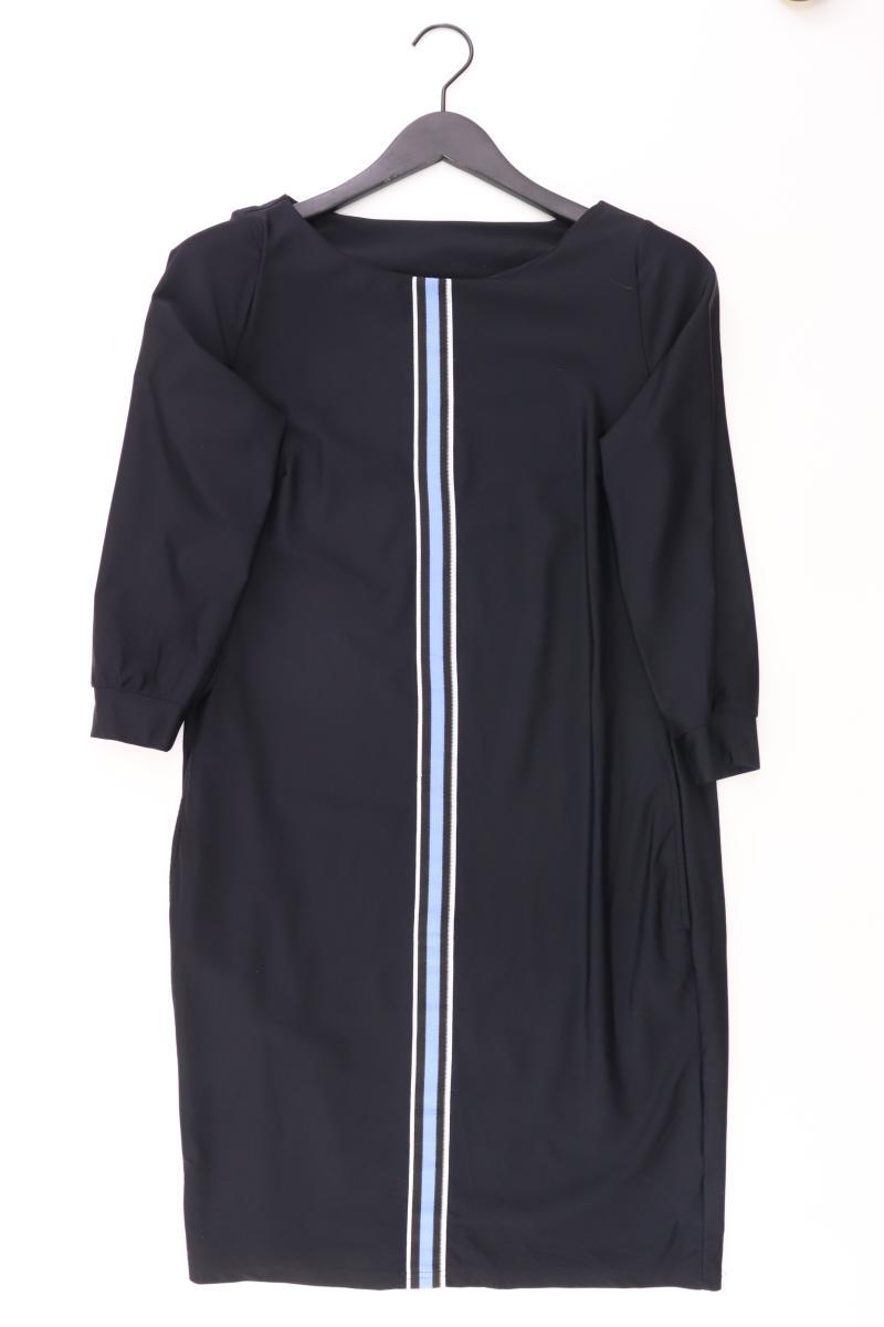 Elvira Collections Midikleid Gr. 40 gestreift 3/4 Ärmel schwarz aus Polyamid