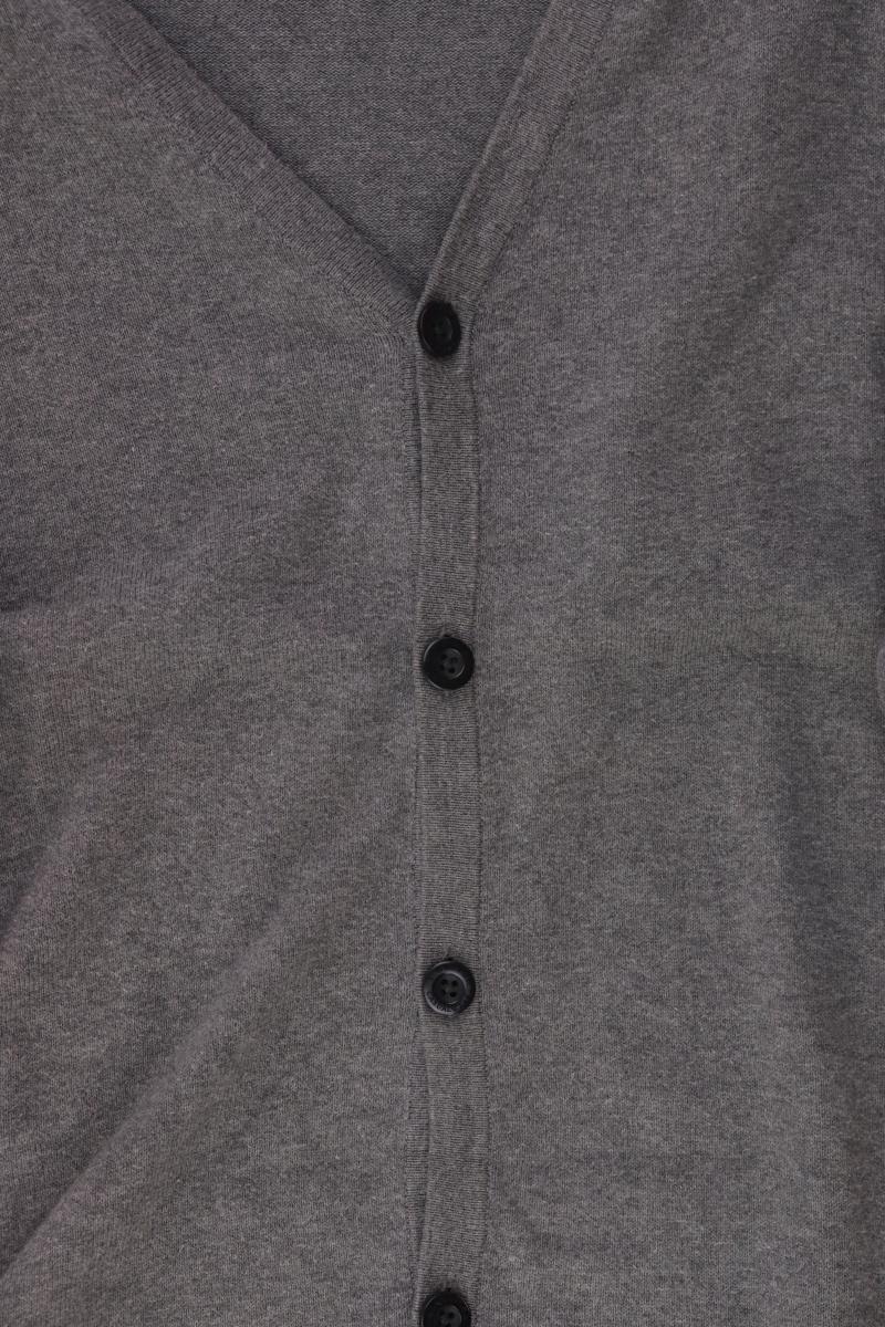 s.Oliver Strickjacke für Herren Gr. XXL Langarm grau aus Baumwolle