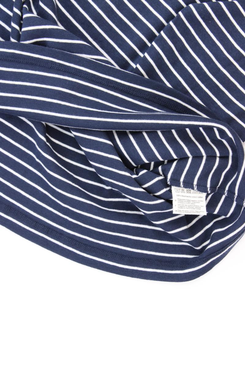 Steilmann Ringelshirt Gr. 48/50 gestreift Langarm blau aus Baumwolle