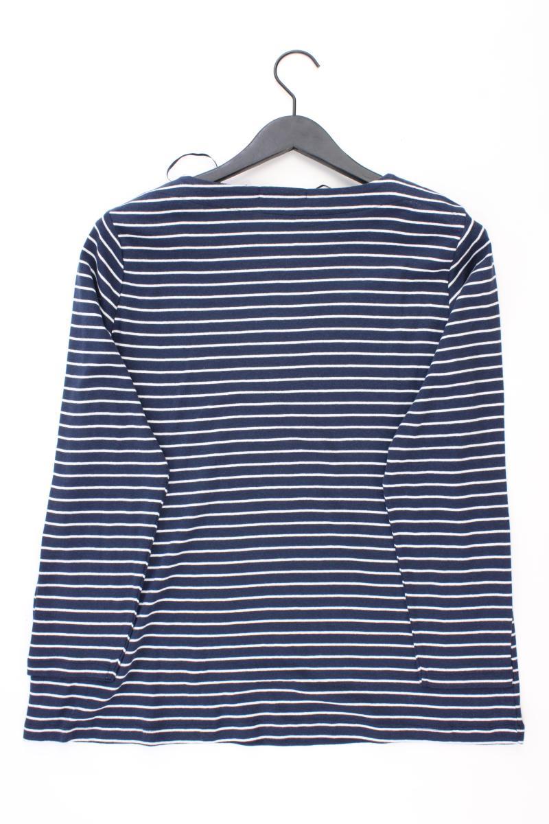 Steilmann Ringelshirt Gr. 48/50 gestreift Langarm blau aus Baumwolle