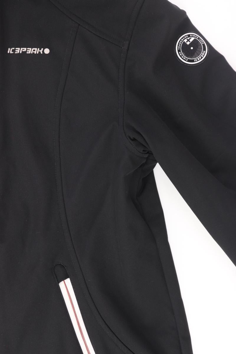 Icepeak Softshelljacke Gr. XS schwarz aus Polyester
