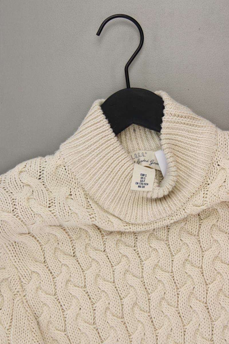 Second Hand Outfit Größe S mit Zopfpullover in Gr. S und Gürtel