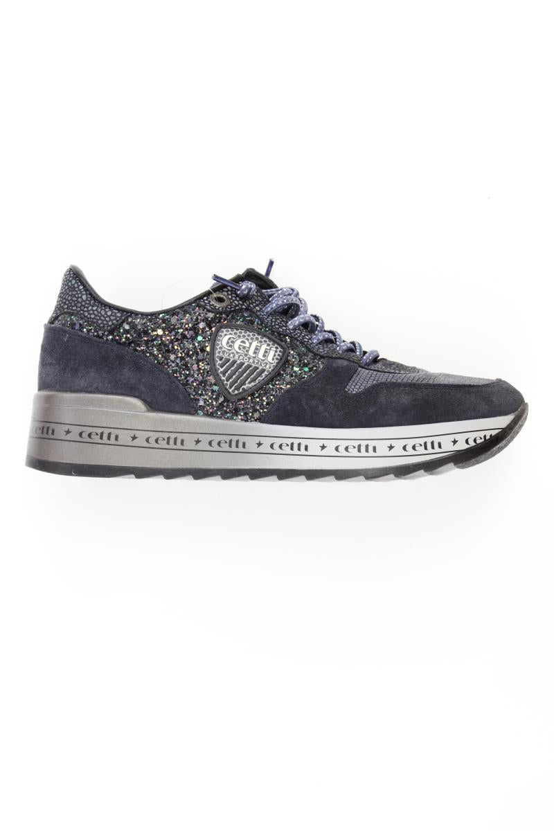 Cetti Sneaker Gr. 38 Neupreis: 139,95€! blau aus Leder