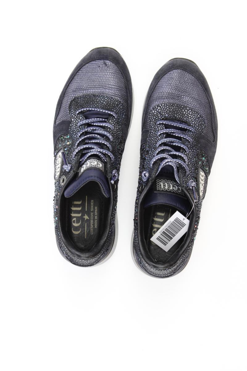 Cetti Sneaker Gr. 38 Neupreis: 139,95€! blau aus Leder