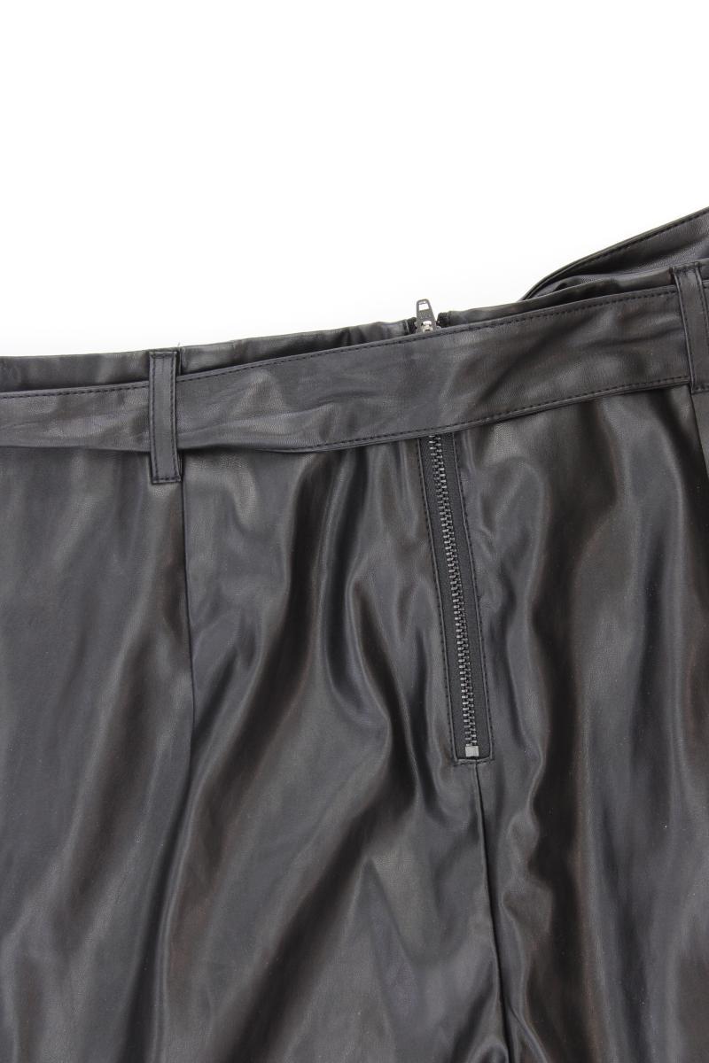 edc by Esprit Kunstledershorts Gr. 40 neuwertig schwarz aus Polyester