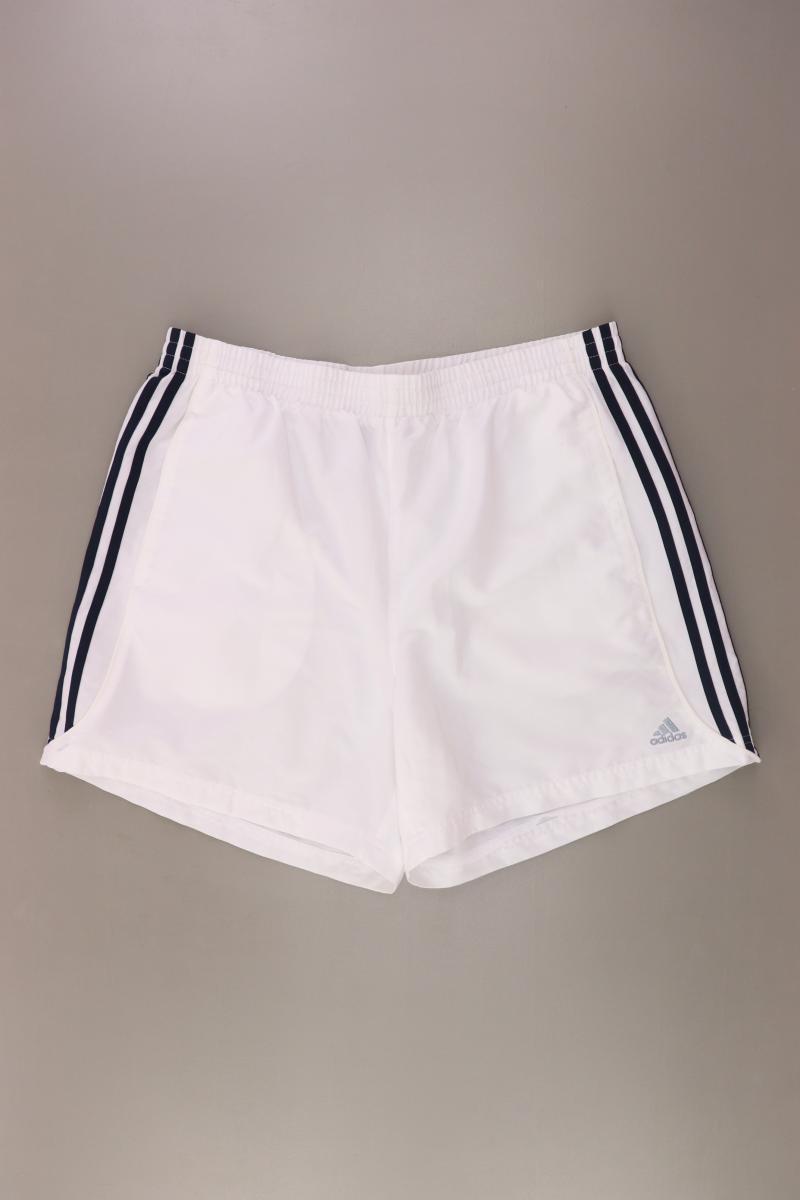 Adidas Sportshorts Gr. XL weiß aus Polyester