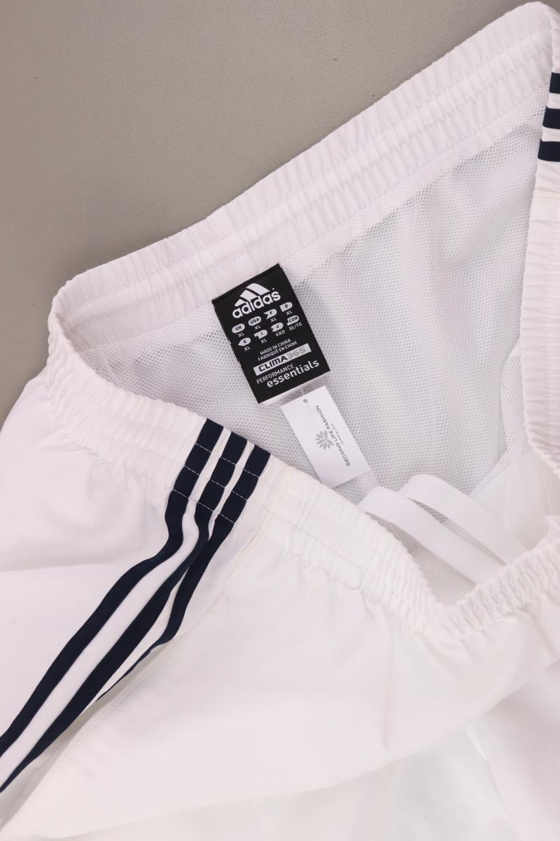 Adidas Sportshorts Gr. XL weiß aus Polyester