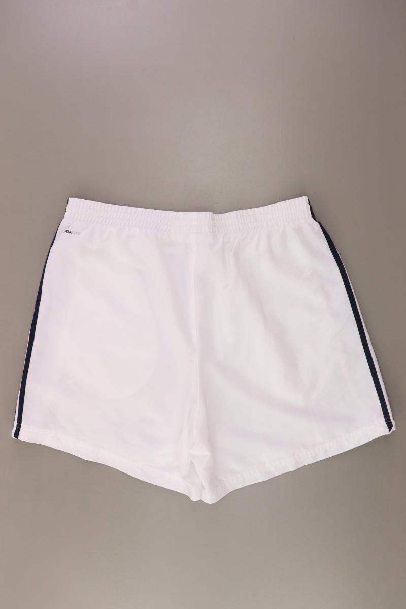 Adidas Sportshorts Gr. XL weiß aus Polyester